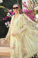 Maria.B Unstitched Eid Collection - EL-22-04-Yellow - Image 2