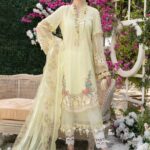 Maria.B Unstitched Eid Collection - EL-22-04-Yellow