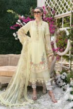 Maria.B Unstitched Eid Collection - EL-22-04-Yellow
