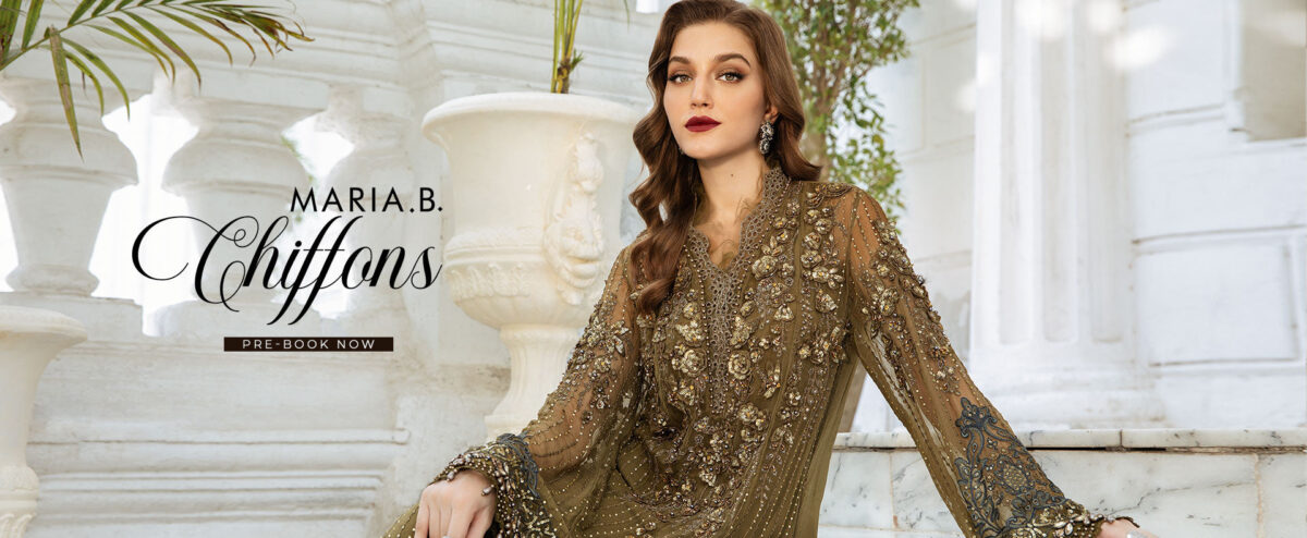 Maria b unstiched chiffon 24 | mpc-24-108-bronze - image 6