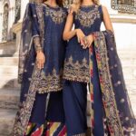 Maria.B Embroidered Cotton Satin | CST-804