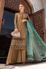 Maria.B Embroidered Cotton Satin | CST-808 - Image 7