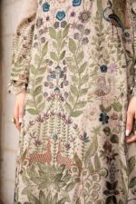 Maria.B Unstitched Embroidered Velvet Luxe' 24 - DL-1211 - Image 2