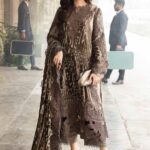 Maria.B Unstitched Embroidered Velvet Luxe' 24 - DL-1201