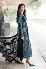 Maria.B Unstitched Embroidered Velvet Luxe' 24 - DL-1203 - Image 4