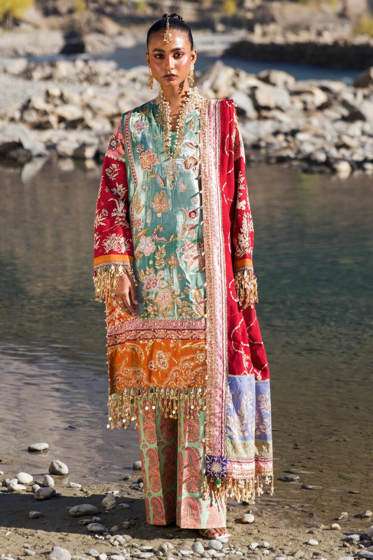 Sana safinaz winter luxury 2024 - v241-006-3cp - image 1