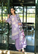Elaf Prints Lawn 2025 | EPE-08A LAVENDER AURA - Image 4