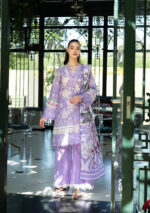 Elaf Prints Lawn 2025 | EPE-08A LAVENDER AURA - Image 5
