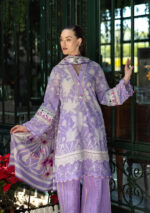 Elaf Prints Lawn 2025 | EPE-08A LAVENDER AURA - Image 3