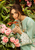 Elaf Luxury Lawn 2025 | ELM-7A ZARAFSHAN - Image 8