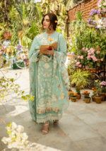 Elaf Luxury Lawn 2025 | ELM-7A ZARAFSHAN - Image 7