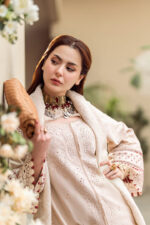 Qalamkar Sahil Luxury Lawn | FK-16 ANAYA - Image 4