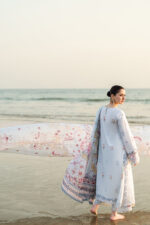 Qalamkar Sahil Luxury Lawn | FK-02 ISABELLA - Image 8