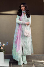 Qalamkar Sahil Luxury Lawn | FK-04 CHLOE - Image 5