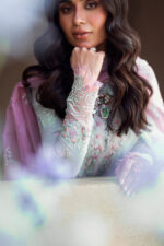 Qalamkar Sahil Luxury Lawn | FK-04 CHLOE - Image 2