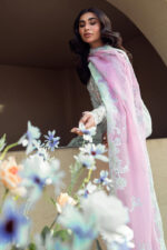 Qalamkar Sahil Luxury Lawn | FK-04 CHLOE - Image 6