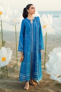 Qalamkar Sahil Luxury Lawn | FK-03 VICTORIA