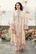 Qalamkar Sahil Luxury Lawn | FK-14 SCARLETT