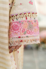 Qalamkar Sahil Luxury Lawn | FK-14 SCARLETT - Image 6