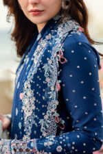 Qalamkar Sahil Luxury Lawn | FK-05 AURORA - Image 8