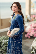 Qalamkar Sahil Luxury Lawn | FK-05 AURORA - Image 5