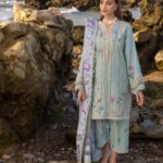 Flow By Crimson Lawn 2025 | Floral Crush - D6 A