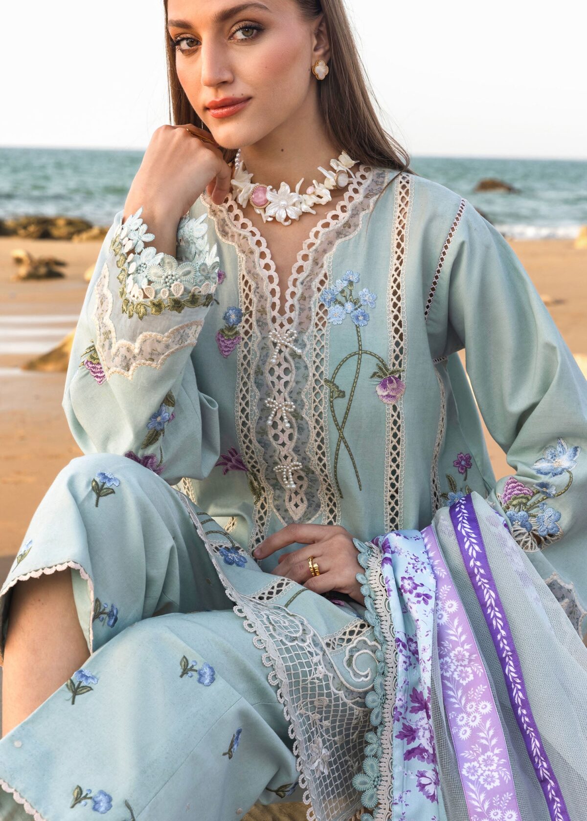 Flow by crimson lawn 2025 | floral crush - d6 a - image 5