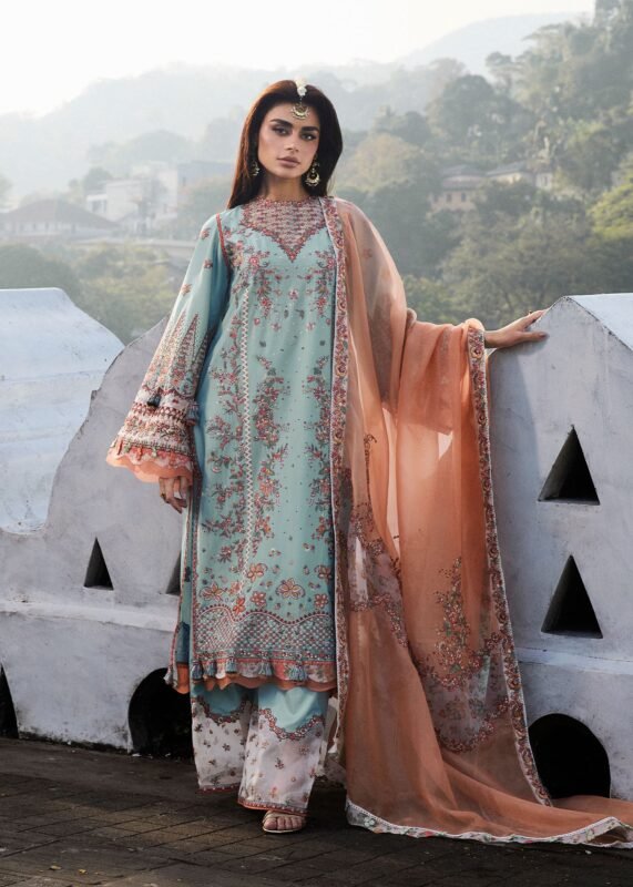 Hussain Rehar Luxury Lawn 2025 | Malibu