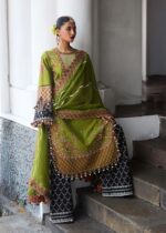 Hussain Rehar Luxury Lawn 2025 | Abass - Image 7