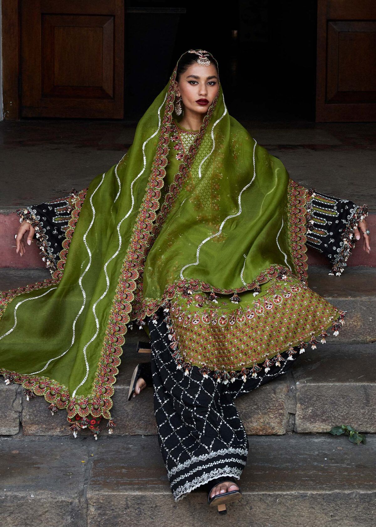 Hussain rehar luxury lawn 2025 | abass - image 6
