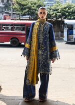 Hussain Rehar Luxury Lawn 2025 | Riviera - Image 4