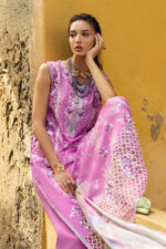 Mushq Manaram Luxury Lawn 2025 | Timeless Wave - Image 7