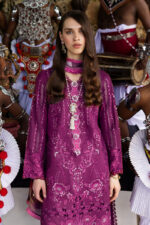 Mushq Manaram Luxury Lawn 2025 | Eternal Beat - Image 9