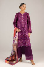 Mushq Manaram Luxury Lawn 2025 | Eternal Beat - Image 7