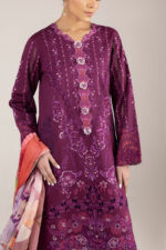 Mushq Manaram Luxury Lawn 2025 | Eternal Beat - Image 8