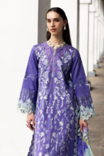 Mushq Manaram Luxury Lawn 2025 | Luminous Essence - Image 10