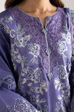 Mushq Manaram Luxury Lawn 2025 | Luminous Essence - Image 3