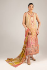 Mushq Manaram Luxury Lawn 2025 | Tranquil Spark - Image 7
