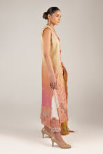 Mushq Manaram Luxury Lawn 2025 | Tranquil Spark - Image 4