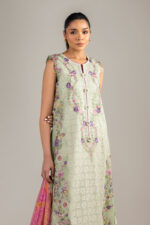 Mushq Manaram Luxury Lawn 2025 | Beaming Drift - Image 5