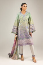 Mushq Manaram Luxury Lawn 2025 | Glittering Grace - Image 5