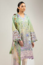 Mushq Manaram Luxury Lawn 2025 | Glittering Grace - Image 3