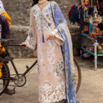 Mushq Manaram Luxury Lawn 2025 | Glistening Groove