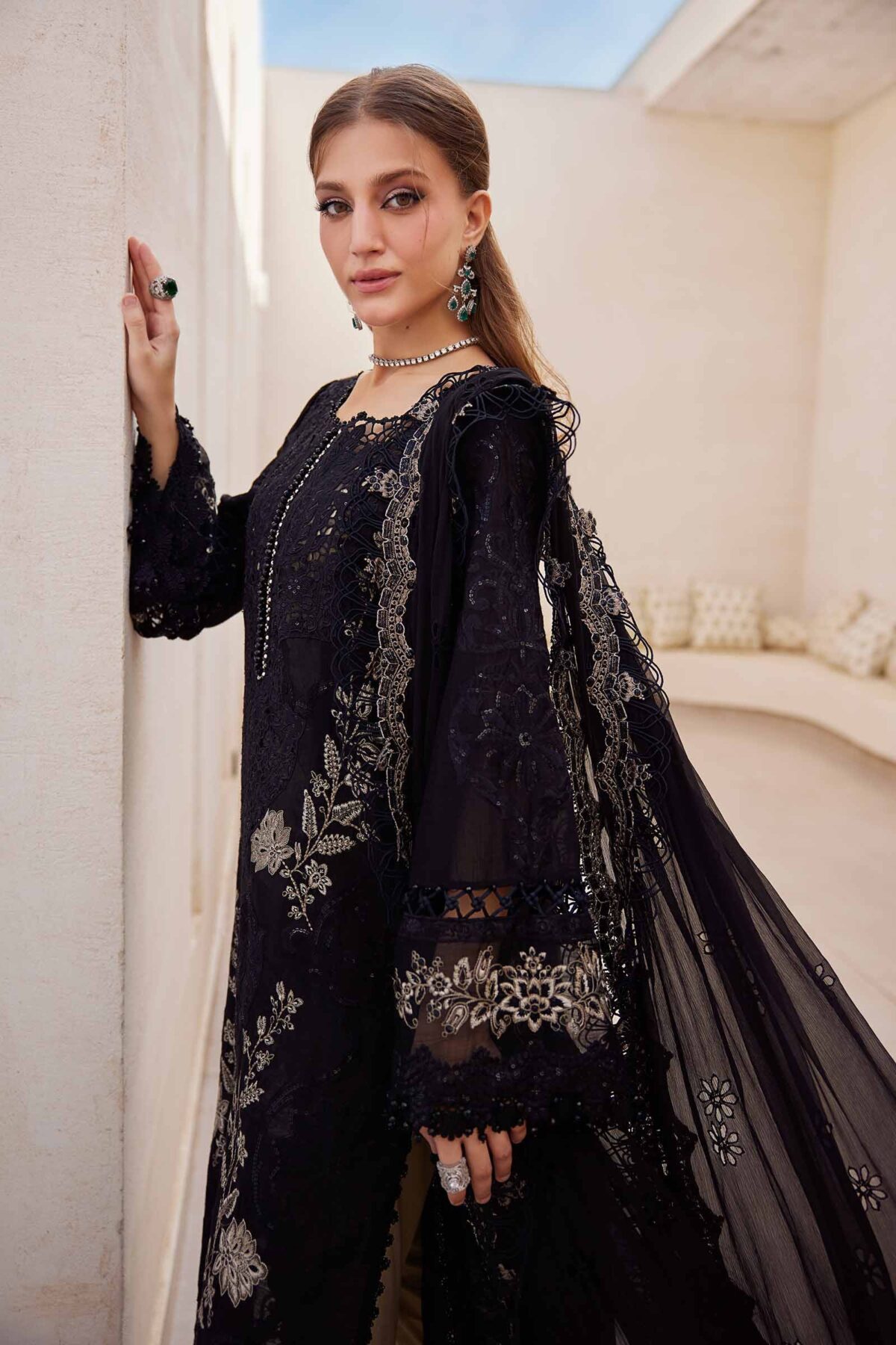 Maria. B eid luxury lawn 25 | el-25-03 - image 6