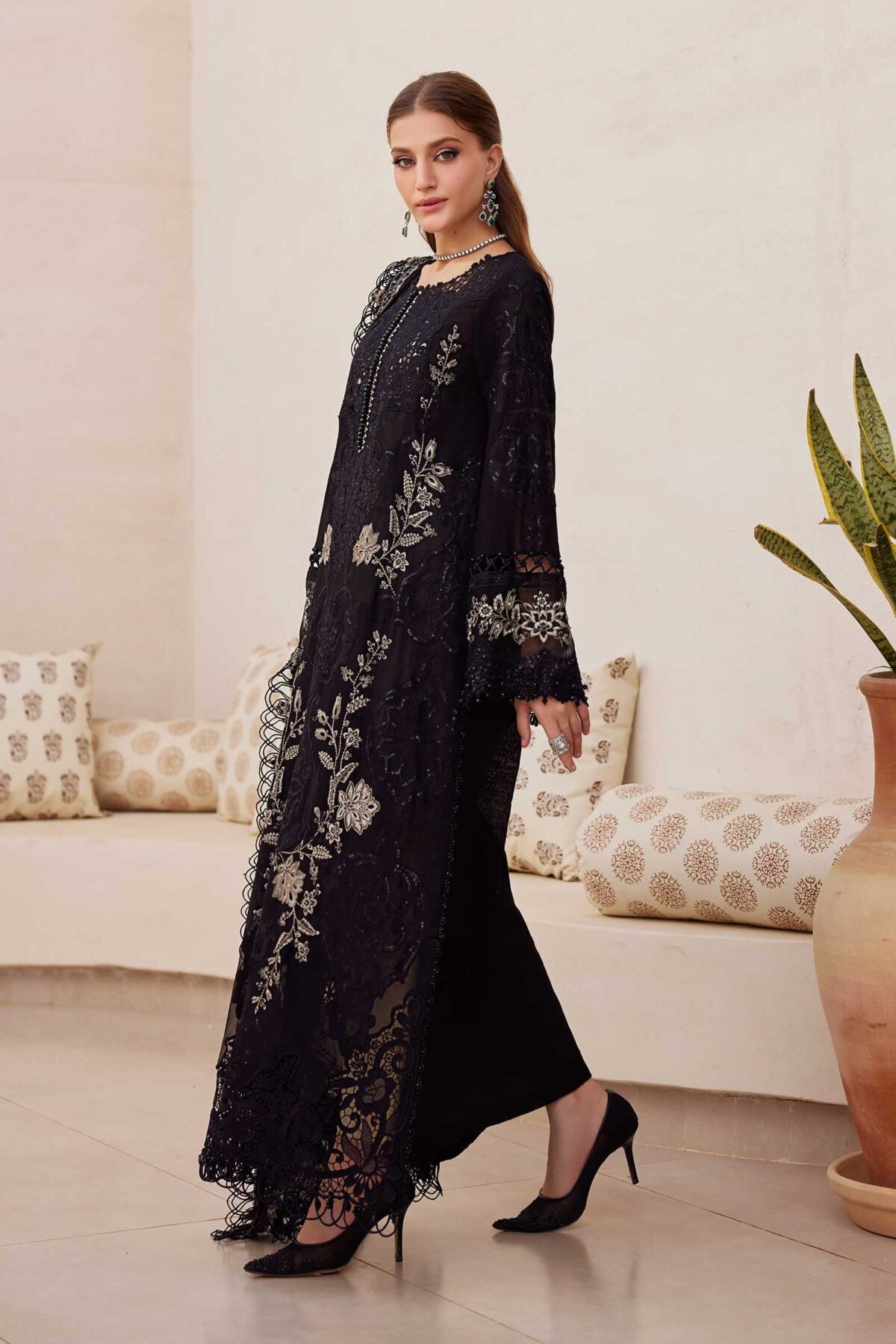 Maria. B eid luxury lawn 25 | el-25-03 - image 2