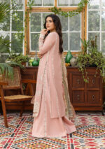 Elaf Ecraft Chikankari Chiffon Lawn | EEC-1A FOREVER BLUSH - Image 7