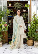 Elaf Ecraft Chikankari Chiffon Lawn | EEC-1B PEARLISTA
