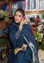 Elaf Ecraft Chikankari Chiffon Lawn | EEC-4B SERENAIRE - Image 3