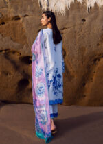 Everyday Siraa lawn by Sadaf Fawad Khan 2025 | Blue Pottery - Image 6