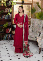 Elaf Ecraft Chikankari Chiffon Lawn | EEC-4A RUBELET